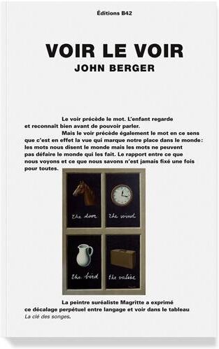 John Berger - Voir le voir - Preis vom 17.10.2026 19:25:27 h