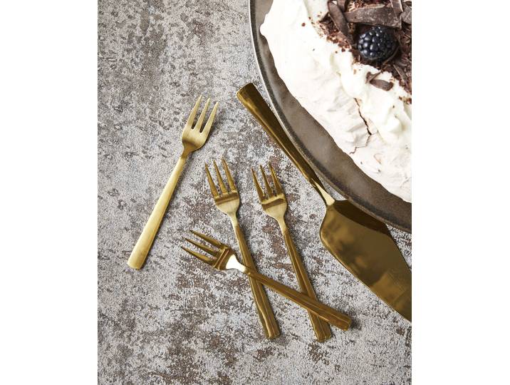 Besteck-Set AIDA RAW RAW , gold, 60 Stk., Edelstahl, Essbesteck-Sets, PVD-beschichtete Oberfläche