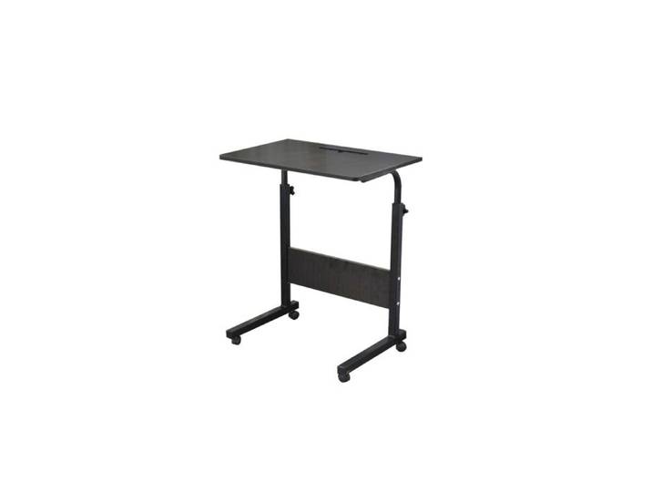 Table Roulante de Lit Canapé pour dinateur Ptable Hauteur Réglable 60 * 40cm Petite Table Noir 60*40cm 60*40cm TABLE D'APPOINT