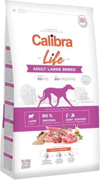 Calibra Dog Adult Large Breed Life Borrego 12 Kg