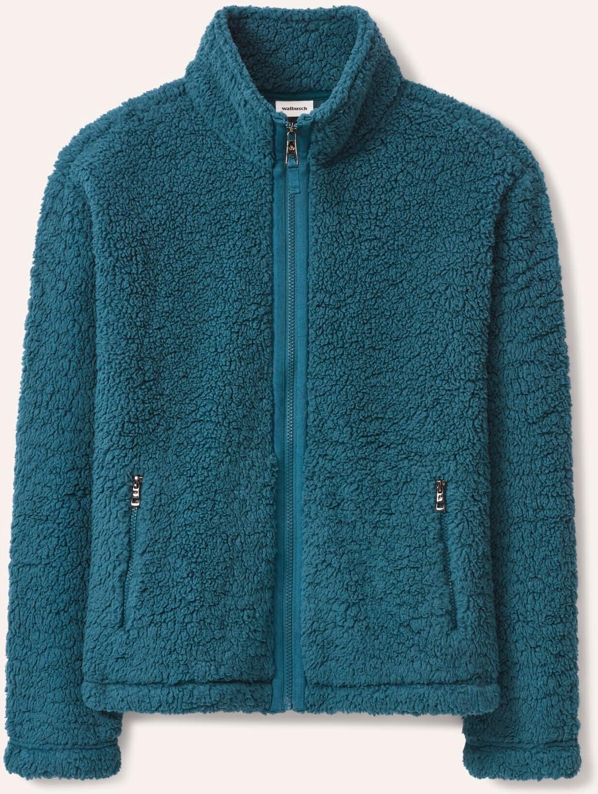 Walbusch Jacke aus Teddyfleece, #normale Größen, Farbe Grün, 40, kuschelig weich pflegeleicht Damen