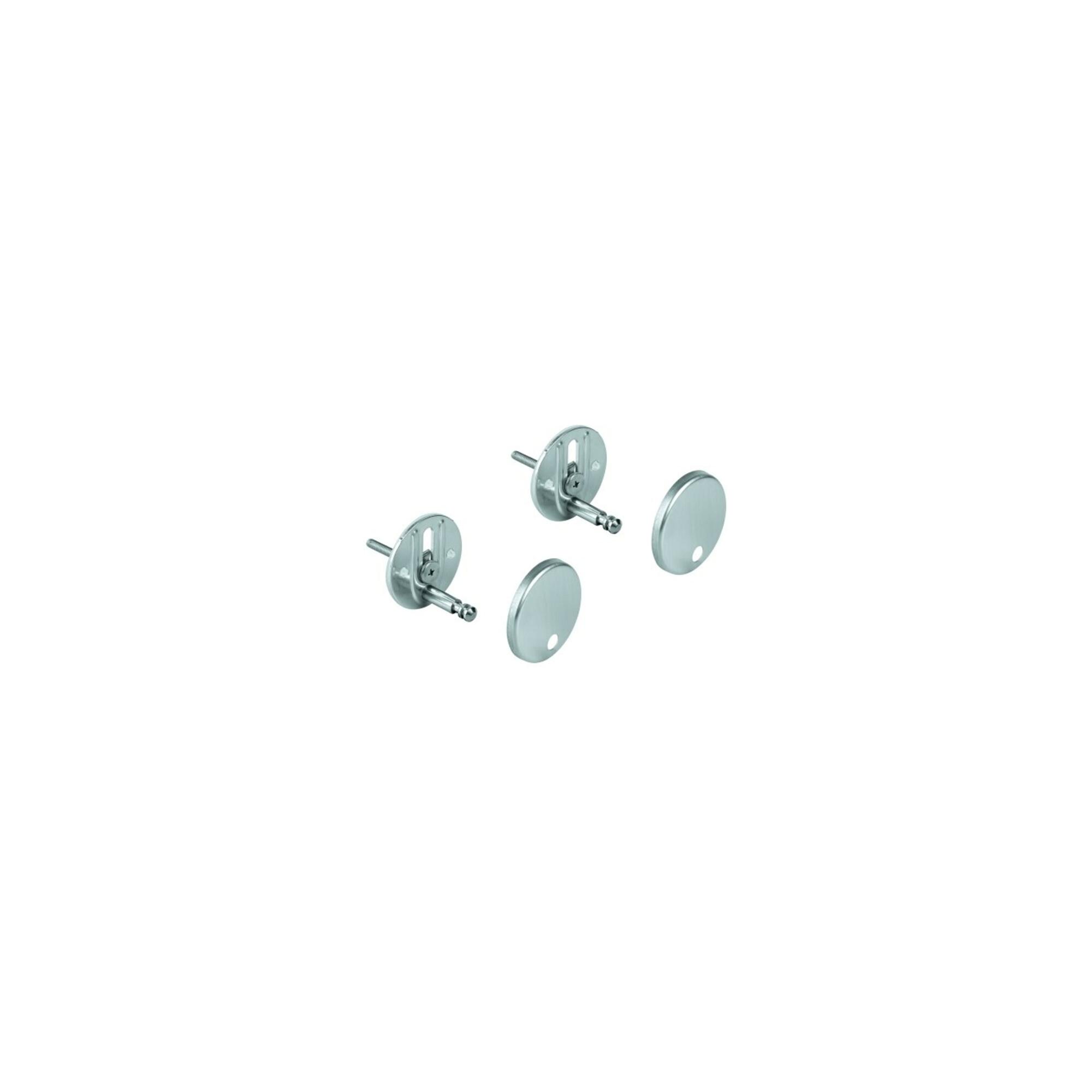 Grohe Befestigungssatz 49529 für Bau Keramik WC-Sitz und Deckel chrom (49529000)