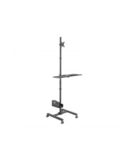 Equip Bodenstandhalter 17"-32"/1TFT 8kg 1Ablage Höhe sw (650171)