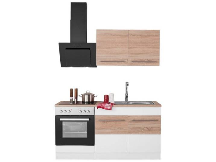 KOCHSTATION Pantryküche KS-Trient, Breite 160 cm, mit E-Geräten