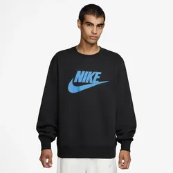 NIKE Club Fleece Sweatshirt Herren 013 - black/football blue XL