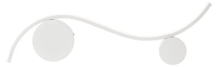 Biela WAVE AP LED Wandlamp - Breedte: 60 cm, Diepte: 23,5 cm