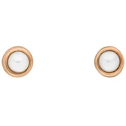 LEAF - OHRSTECKER PURE PERLE - rosegold