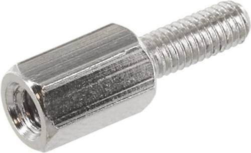 TRU COMPONENTS TRUD3X05A5MH TRUD3X05A5MH Abstandsbolzen (L) 5mm M3 M3 Messing (vernickelt)