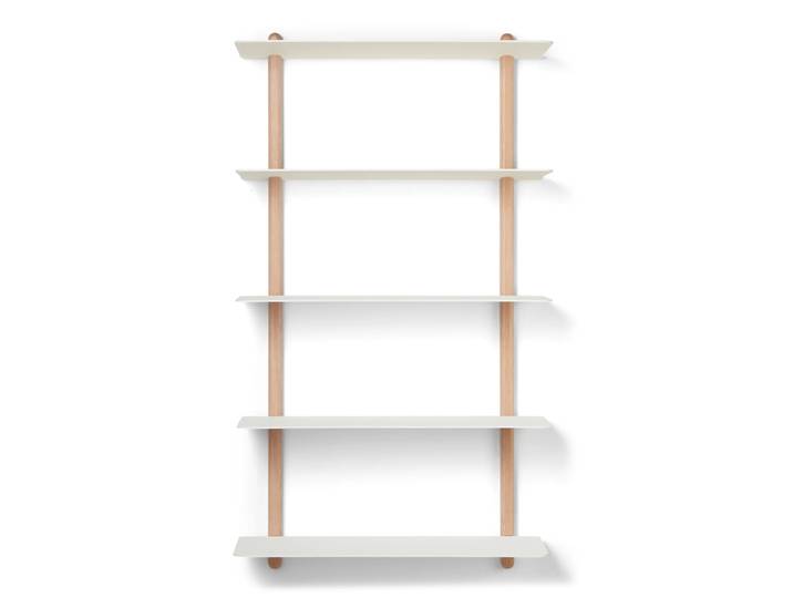 Gejst Étagère Nivo E large Chêne clair-blanc