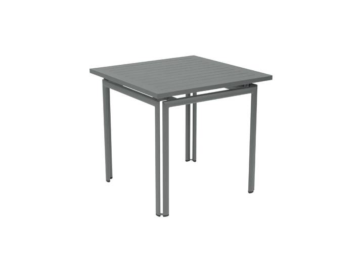 Fermob - Table carrée Costa - Gris - Aluminium laqué - Designer Studio Fermob