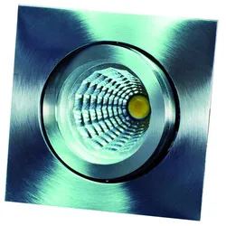 Rutec R5557-V4A Einbaustrahler Edelstahl V4A mit Clipverschluss eckig schwenkbar