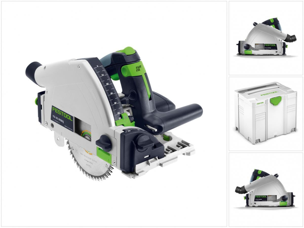 Festool TS 55 REBQ-PLUS duikzaag, 1200 Watt, in Systainer (561551)