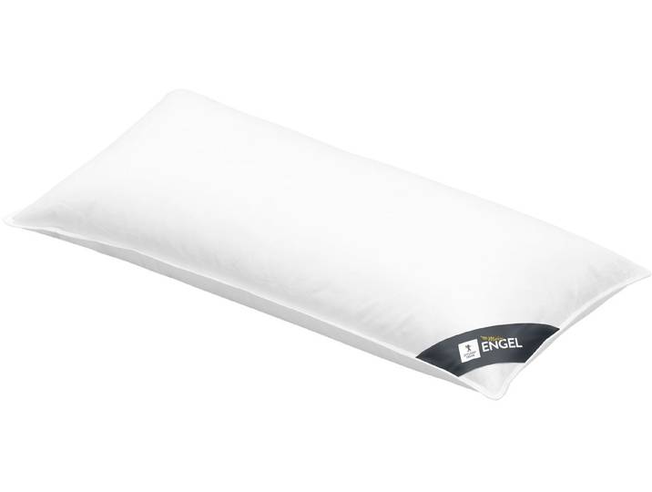 3-Kammer-Kopfkissen SPESSARTTRAUM Mein Engel , weiß, B:80cm L:40cm, Bezug Außenkissen: 100% Baumwolle. Füllung Außenkammer: 90% Gänsedaunen, 10% Gänsefeder. Füllung Innenkammer: 100% Gänsefeder, Kopfkissen, 3-Kammer-Kopfkissen, Kissen 40x80cm & 80x80cm