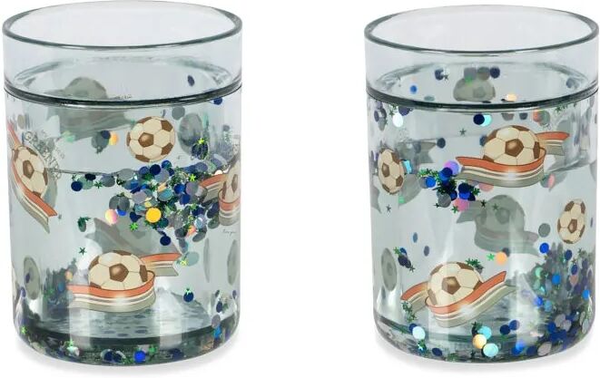 Konges Sløjd Gobelets glitter Kick It - Set de 2 Vert taille unique