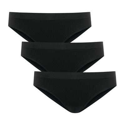 Bikinislip JOCKEY "Seamfree Core", Damen, Gr. S, Microfaser, schwarz, Microfaser, Obermaterial: 93% Polyamid, 7% Elasthan, unifarben, körpernah, Unterhosen, atmungsaktiv, ohne Seitennähte