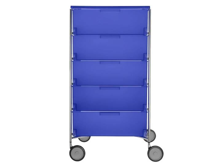 Kartell Mobil Aufbewahrungsschrank Stahl/Verchromt