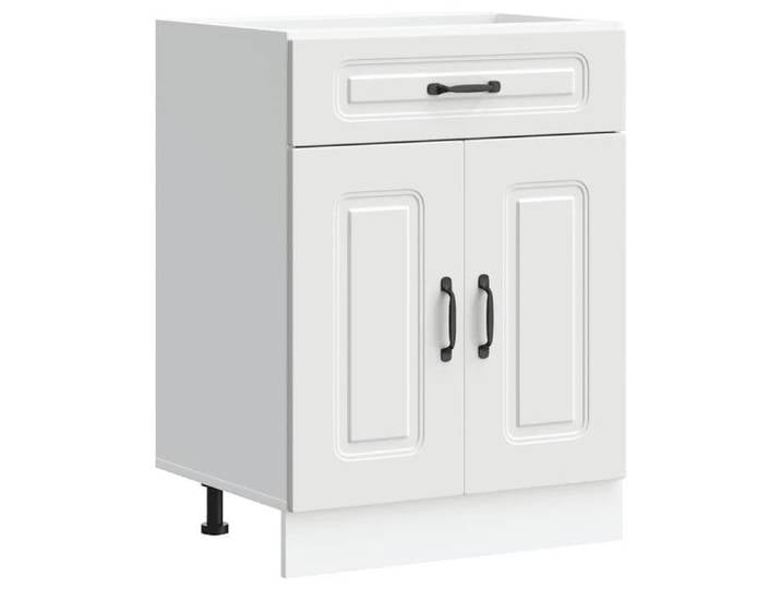 CHIC Armoire de cuisine - Buffet de cuisine/Placard - Kalmar blanc bois d'ingénierie @@1115@