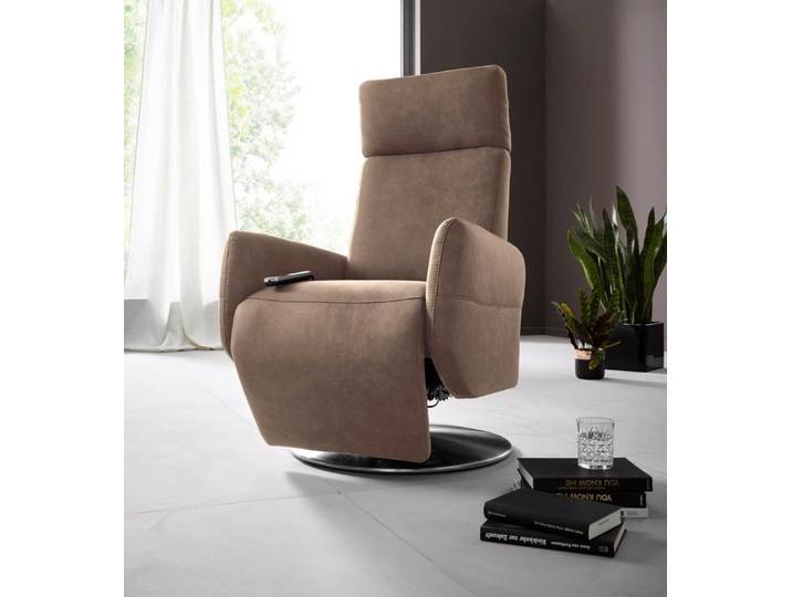sit&more Relaxsessel Kobra mit Kopfteilverstellung & Drehfunktion, weitere Funktionen, Ergonomie S: manuelle Fußstütze & Rückenlehne