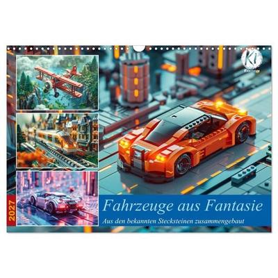Fahrzeuge aus Fantasie (Wandkalender 2027 DIN A3 quer), CALVENDO Monatskalender