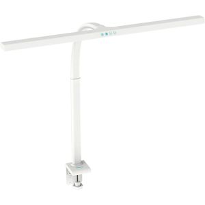 Digitus Schreibtischlampe DA-90493, weiß, LED, dimmbar, mit Tischklemme, 2400 Lumen, warm- bis tageslichtweiß