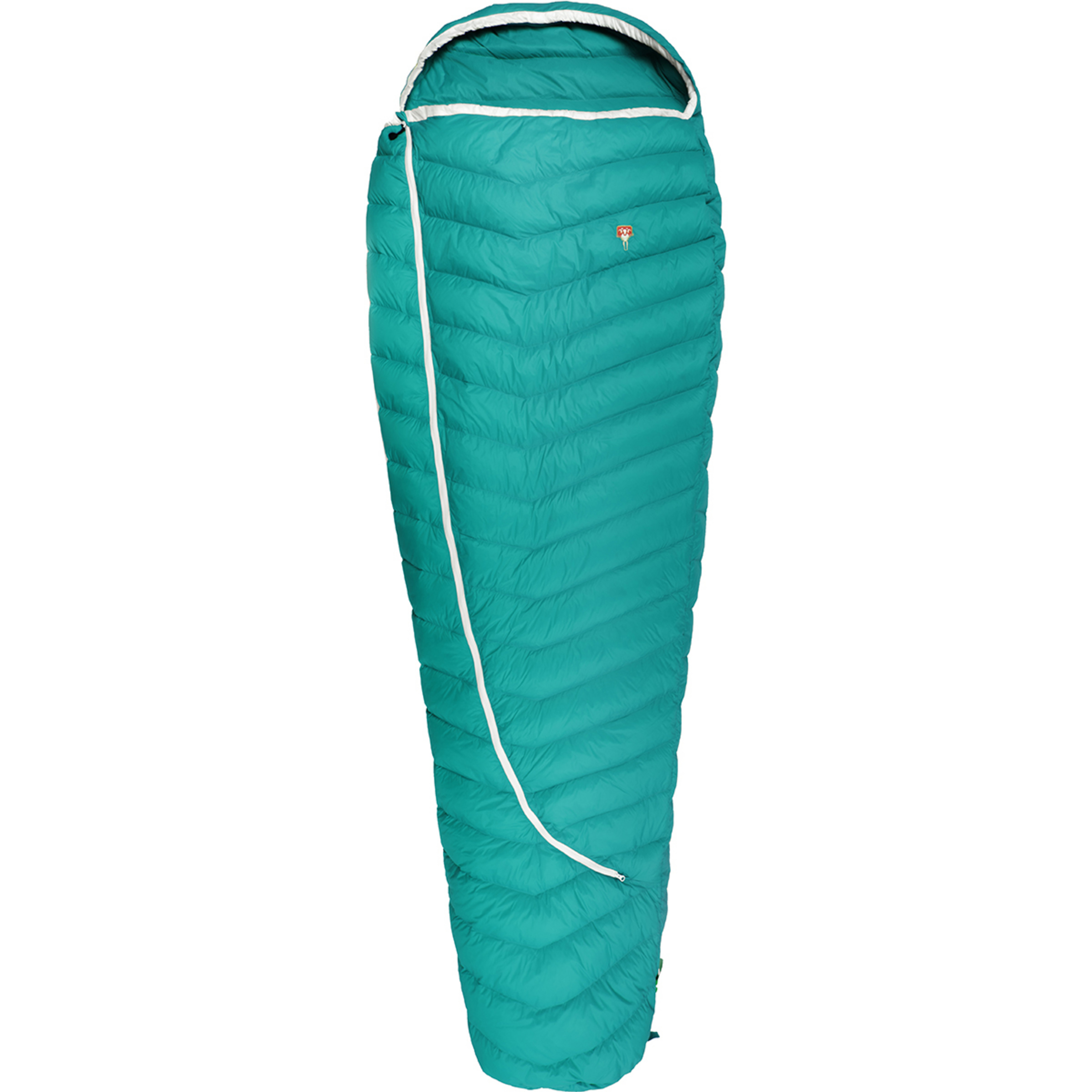 Grüezi Bag Biopod DownWool Extreme Light Schlafsack Daunenschlafsäcke tuerkis Größe max. 175cm Camping Atmungsaktiv Daune