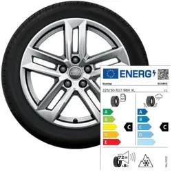 Audi A4 Original Winterkomplettrad-Satz 17 Zoll 8W00735378Z8 225/50 R17 98H