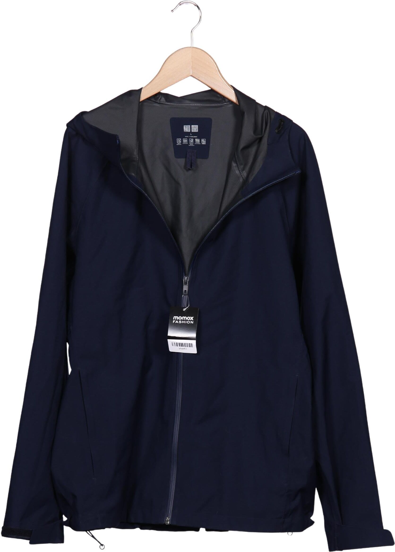uniqlo Herren Jacke, Marineblau, Gr. L, Tex / Membran - Second Hand