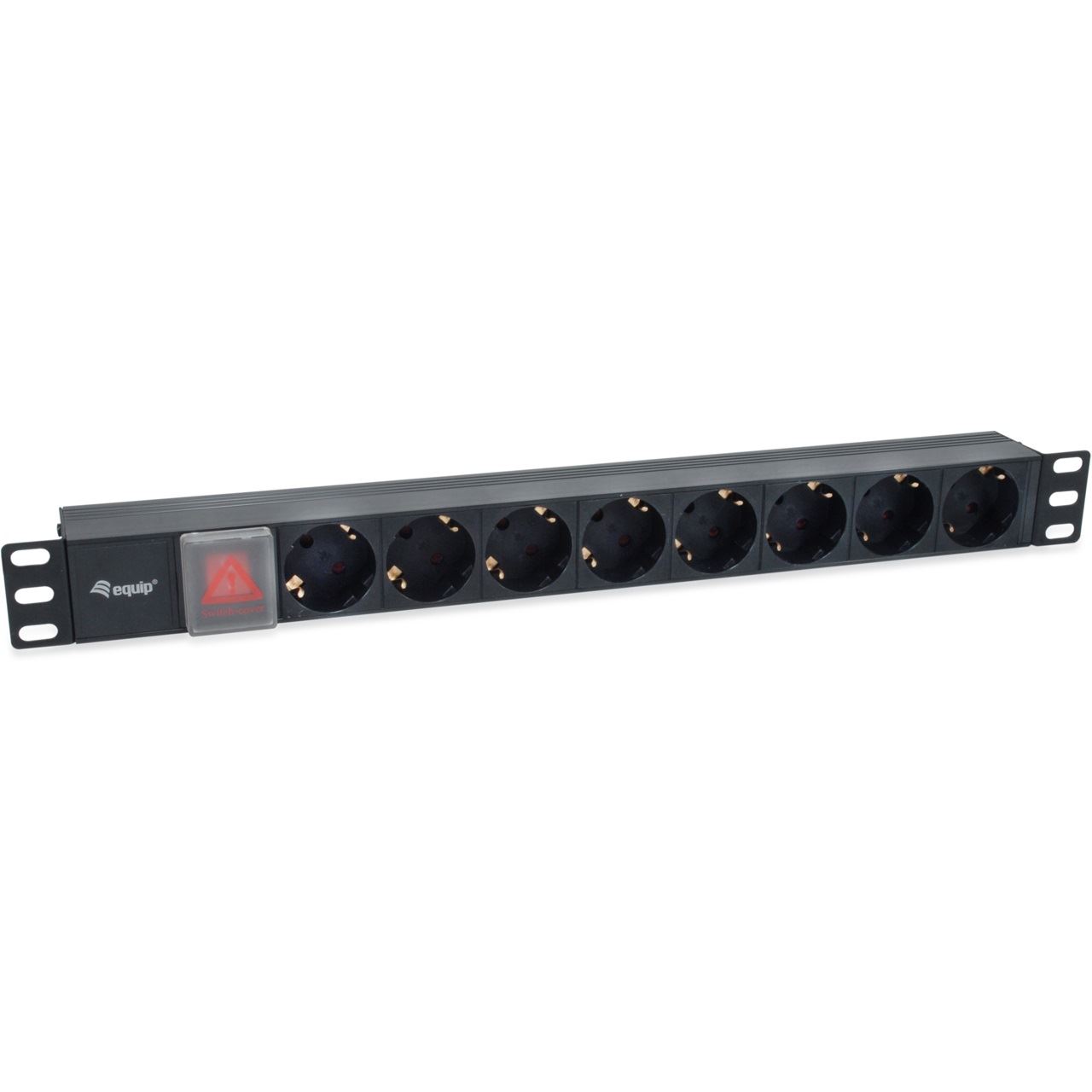1.80m Equip Strom Steckdosenleiste C14 Schwarz 8 (333286)