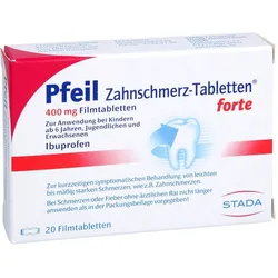 Pfeil Zahnschmerz-Tabletten forte 400 mg