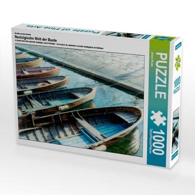 CALVENDO Puzzle Ein Motiv aus dem Kalender Nostalgische Welt der Boote | 1000 Teile Lege-Größe 64x48cm Foto-Puzzle für glückliche Stunden