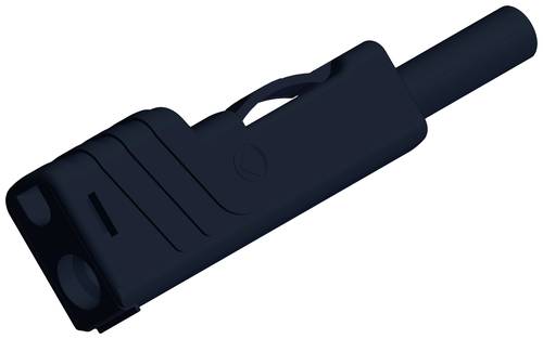 Hirschmann Test & Measurement SLS 200 Laborstecker Stecker, gerade Stift-Ø: 4mm Schwarz 1St.