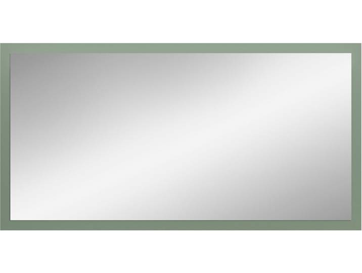 Spiegel HOME AFFAIRE TATIO,106x55x2 cm, grosse Spiegelfläche , grün, B:106cm H:55cm T:2cm, Holzwerkstoff, Spiegelglas, Spiegel, Spiegel, Garderobenspiegel, Flurspiegel