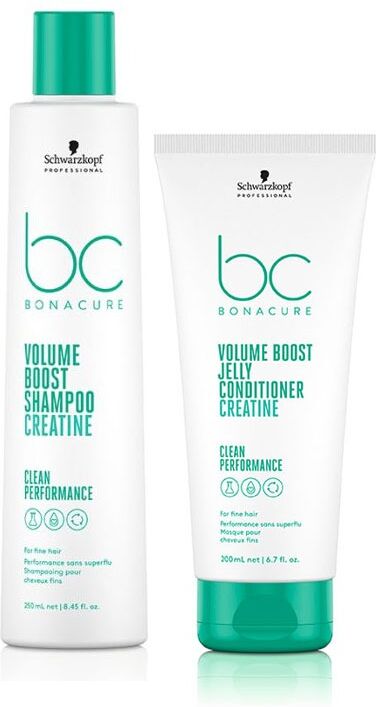 Schwarzkopf BC Clean Volume Boost Shampoo 250ml and Jelly Conditioner