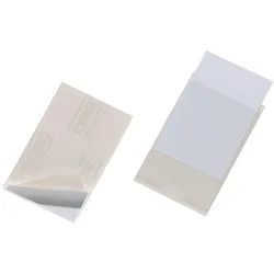 DURABLE Visitenkartentasche selbstklebend transparent