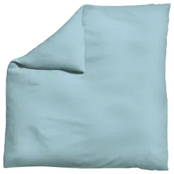 Bettdeckenbezug Woven Satin Hellblau ca. 200x200cm