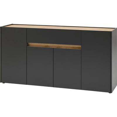 Sideboard HOME AFFAIRE "City/Giron", grau (anthrazit), B:170cm H:84cm T:40cm, Sideboards, Sideboard, Breite ca. 170 cm