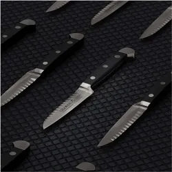 Güde Solingen Alpha Buntschneidemesser POM 9 cm 1704/09, Küchenmesser, Schwarz, Silber
