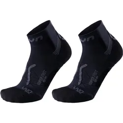 UYN, Herren, Sportsocken, Run Super Fast (2 Paar) (39 - 41), Schwarz