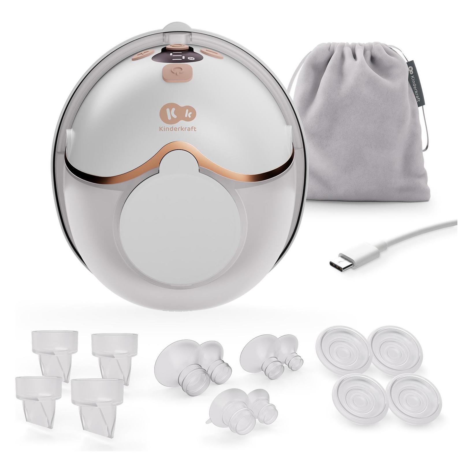 KinderKraft Single electric breast pump MAMAFLOW golden (5902533931118)