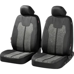 Walser, Autositzbezüge, Autositzbezüge Corso für zwei Vordersitze mit schwarz/silber