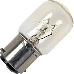 Glühbirne | Bajonettfassung B22d | Röhrenlampe | Klar | 28mm | 25W