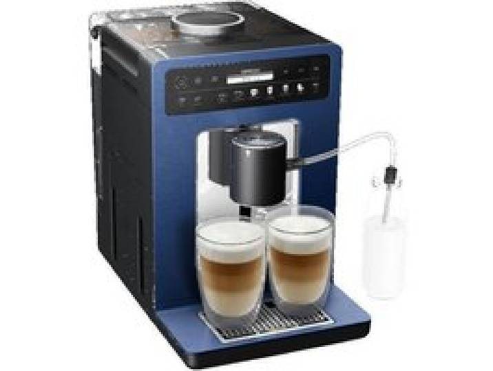 KRUPS Machine à café à grains Aluminium brossé bleu EVIDENCE by WILMOTTE EA89W410
