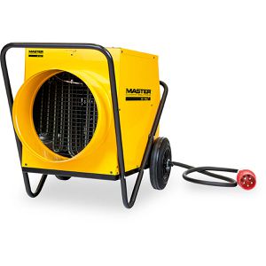 Master Heizlüfter B 18, 2 Stufen bis 18000 Watt, Elektroheizer 400V mit Spritzwasserschutz, 1700 m³/h