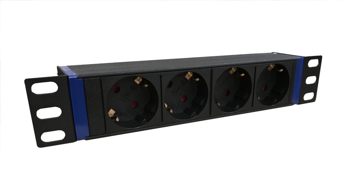 DSIT 10 inch 4-voudige stekkerdoos