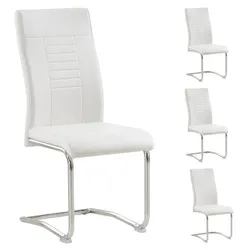 ESSZIMMERSTUHL LOANO 4er-Set weiß