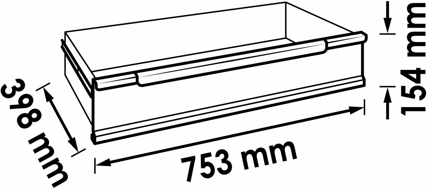 VIGOR Schublade, hoch V4111)