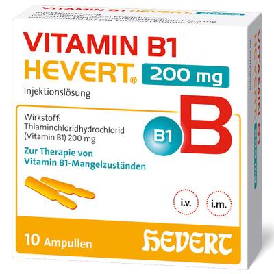 Vitamin B1 Hevert 200 mg Injektionslösung Amp. 10x2 ml
