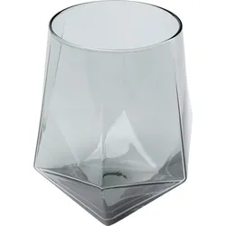 KARE DESIGN Wasserglas Diamond 510 ml Glas Grau