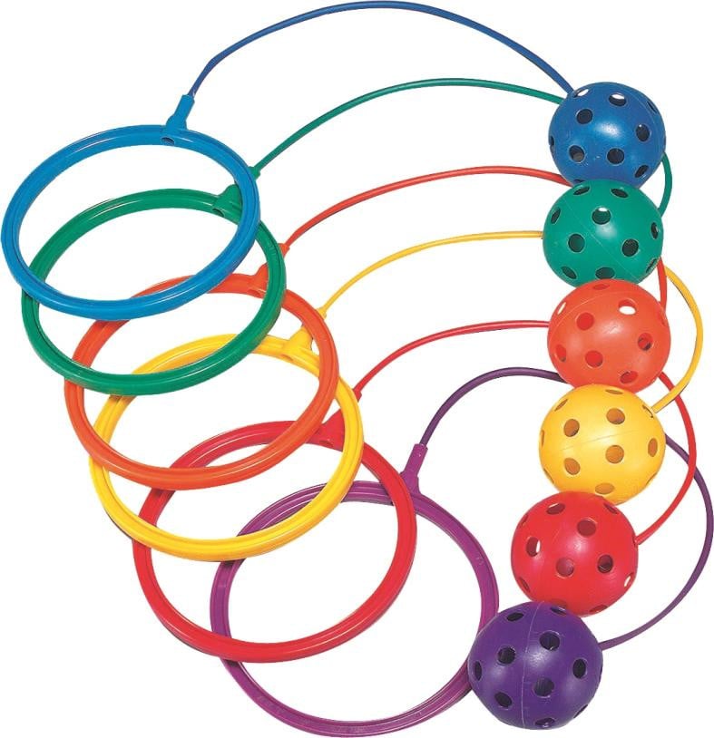 Spordas Skip-N-Hop vlieg-speelgoed set met 6 kleuren voor kinderen