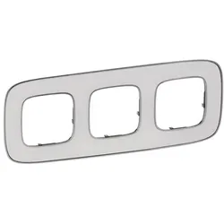 Legrand 754423 Rahmen 3-fach Valena Allure Weiß Mirror Kunststoff Glasoptik